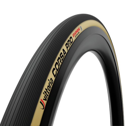 Anvelopa VITTORIA Corsa Pro 700x28C 28-622 Tubeless TLR Corespun 320TPI Cream 295g